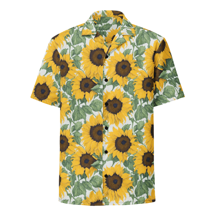 Floral Pattern Sunflower Flowers Hawaiian Shirt product image (1)