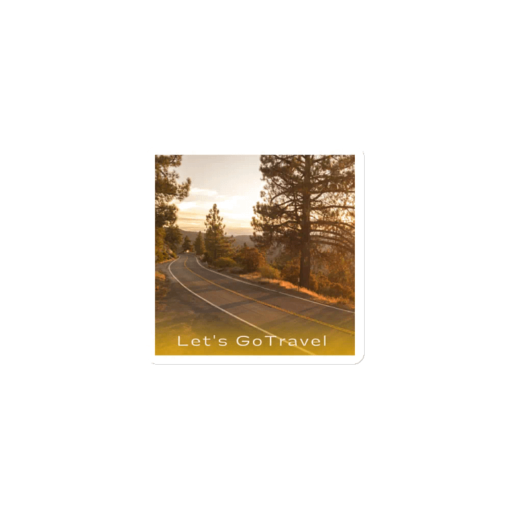 Let's Travel Die-Cut Magnets product image (1)