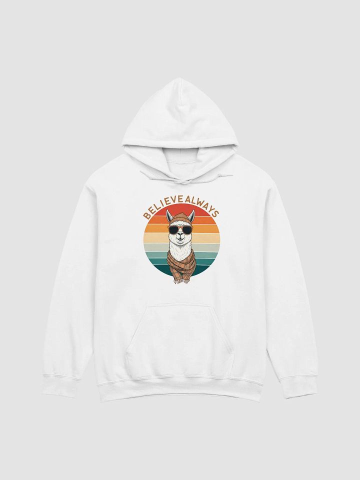 Believe Always Llama Hoodie product image (2)