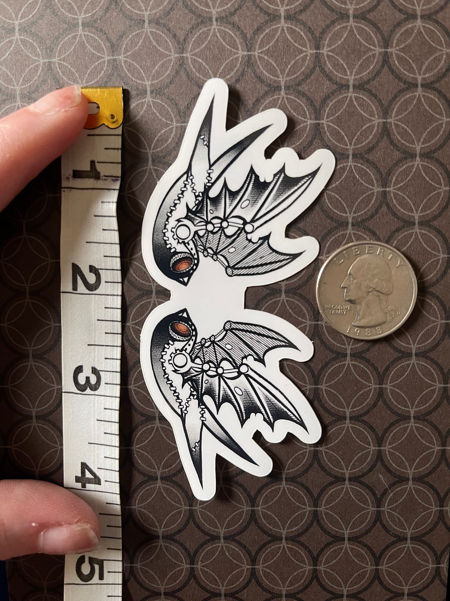 Songbird Sparrows Vinyl Sticker product image (2)