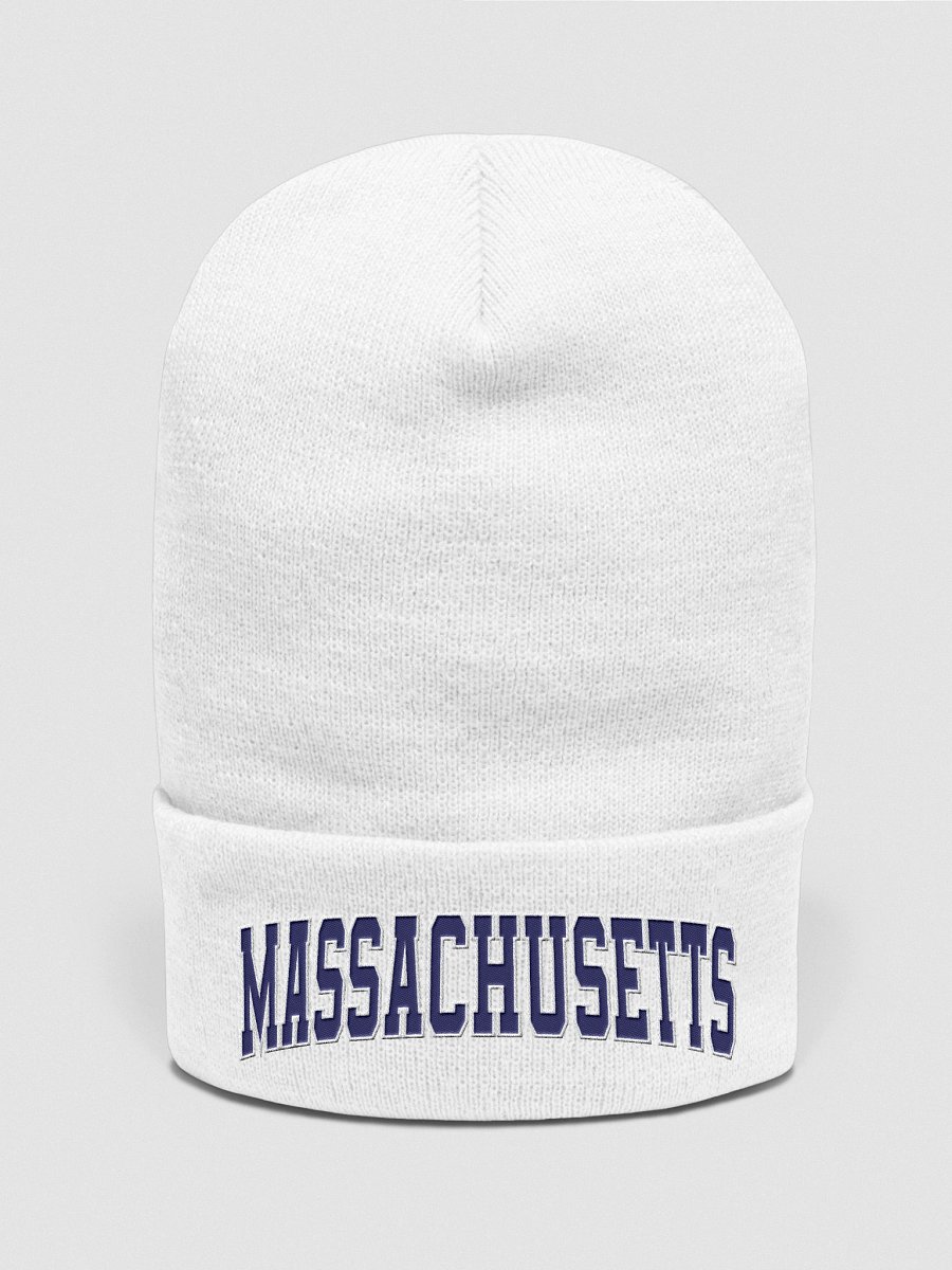 Massachusetts Vintage Stylish Cuffed Beanie product image (2)