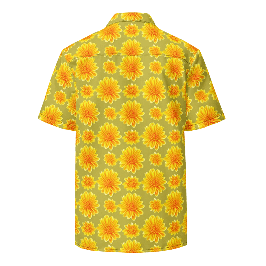 Floral Pattern Chrysanthemum Flowers Hawaiian Shirt product image (2)