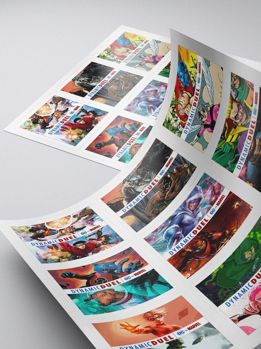 Dynamic Duel Episode Cover Stickers - Series 17 product image (4)