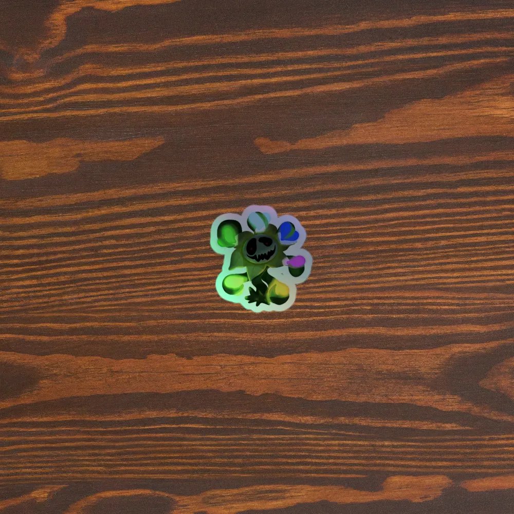 Soulful Flowey - Holographic Sticker product image (3)