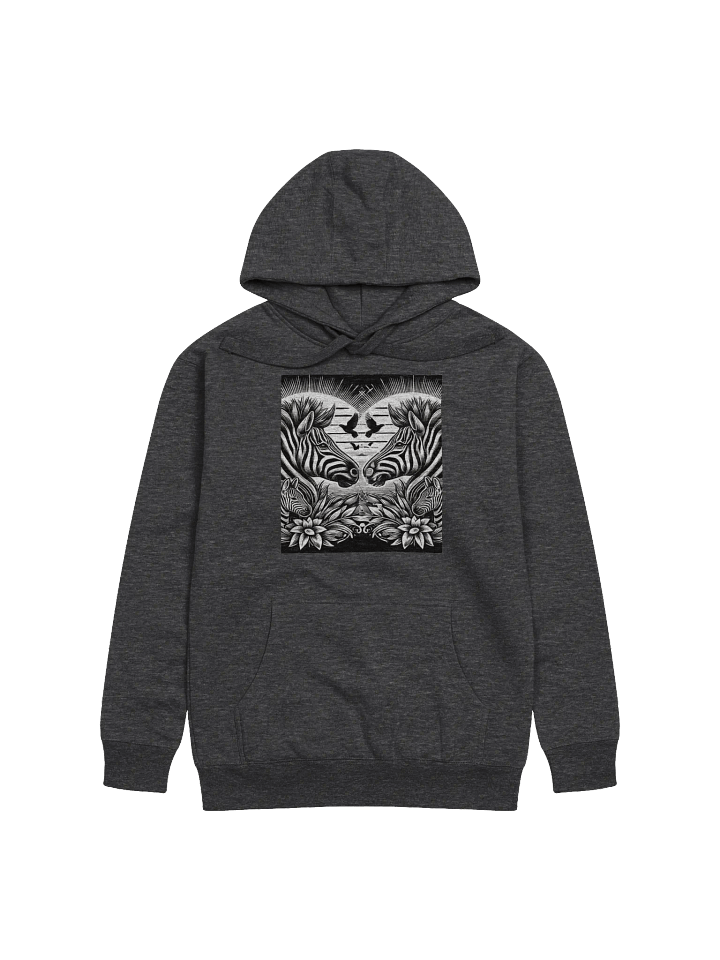 Symmetrical Zebras Unisex Hoodie product image (1)