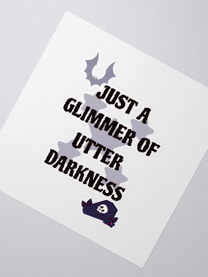 Glimmer of Darkness Kiss Cut Stickers product image (2)