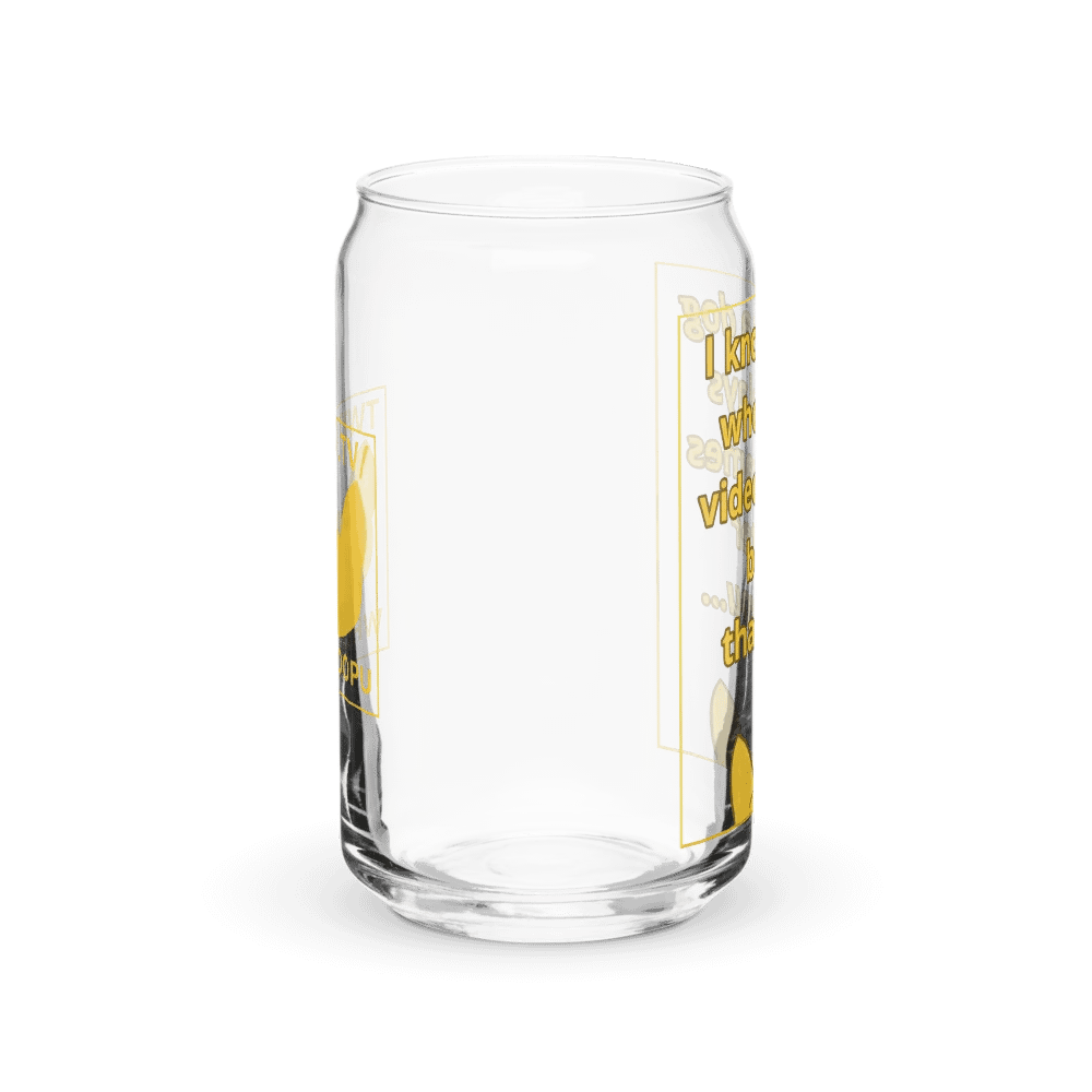 Doopsters - I know a Dog Gamer - Can-Shaped Glass product image (4)