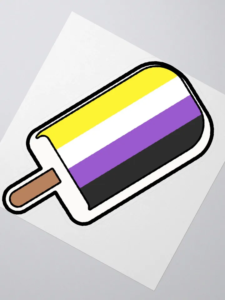Non-Binary Popsicle Sticker product image (2)