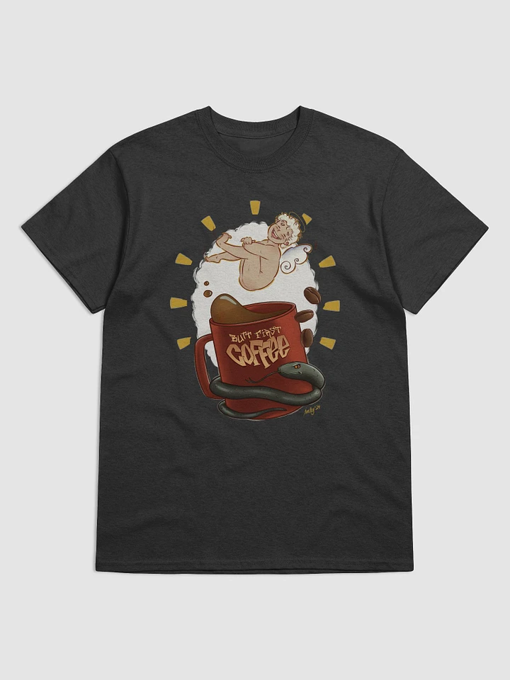t-shirt : butt first coffee | angel & snake edition product image (1)