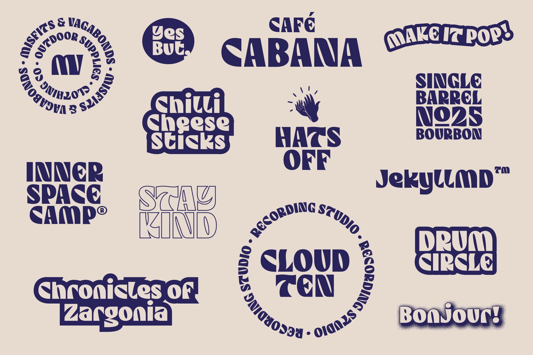 Chuckl | A Bold Display Typeface product image (3)
