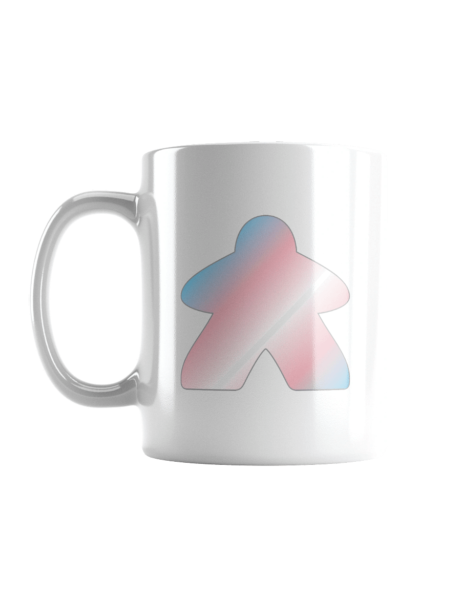 Trans Pride Gradient Meeple Mug product image (6)
