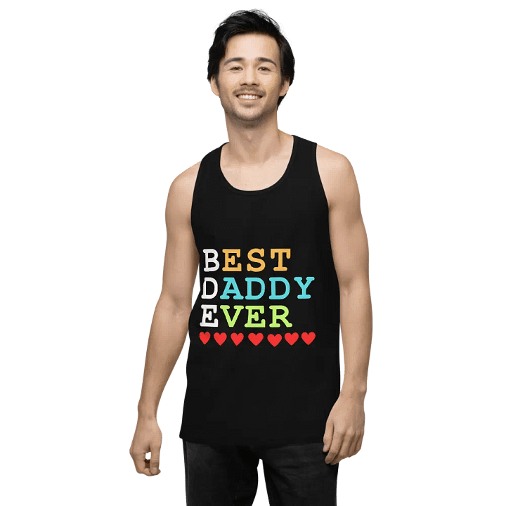 Best Daddy Ever Cotton Heritage Men's Premium Tank product image (2)