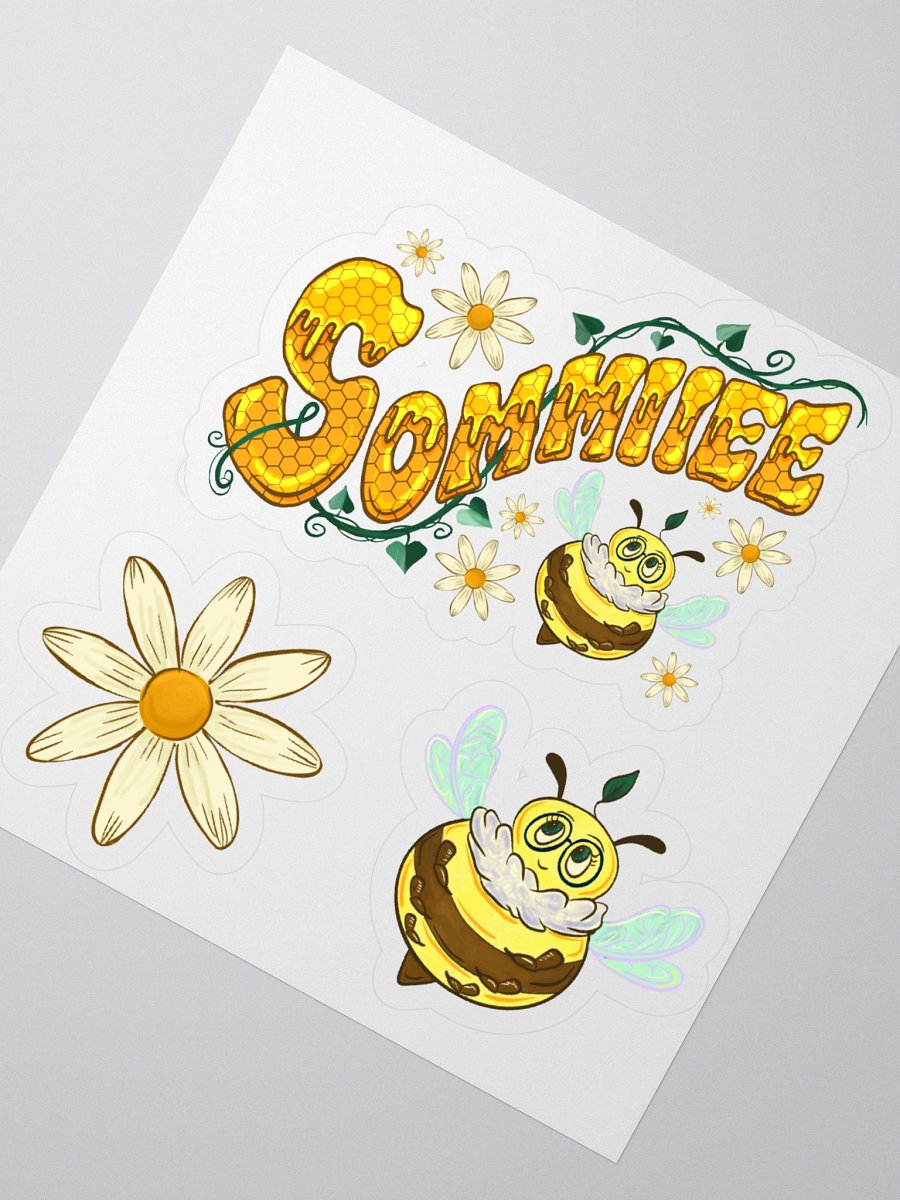Honeybee Kiss Cut Sticker Set product image (2)