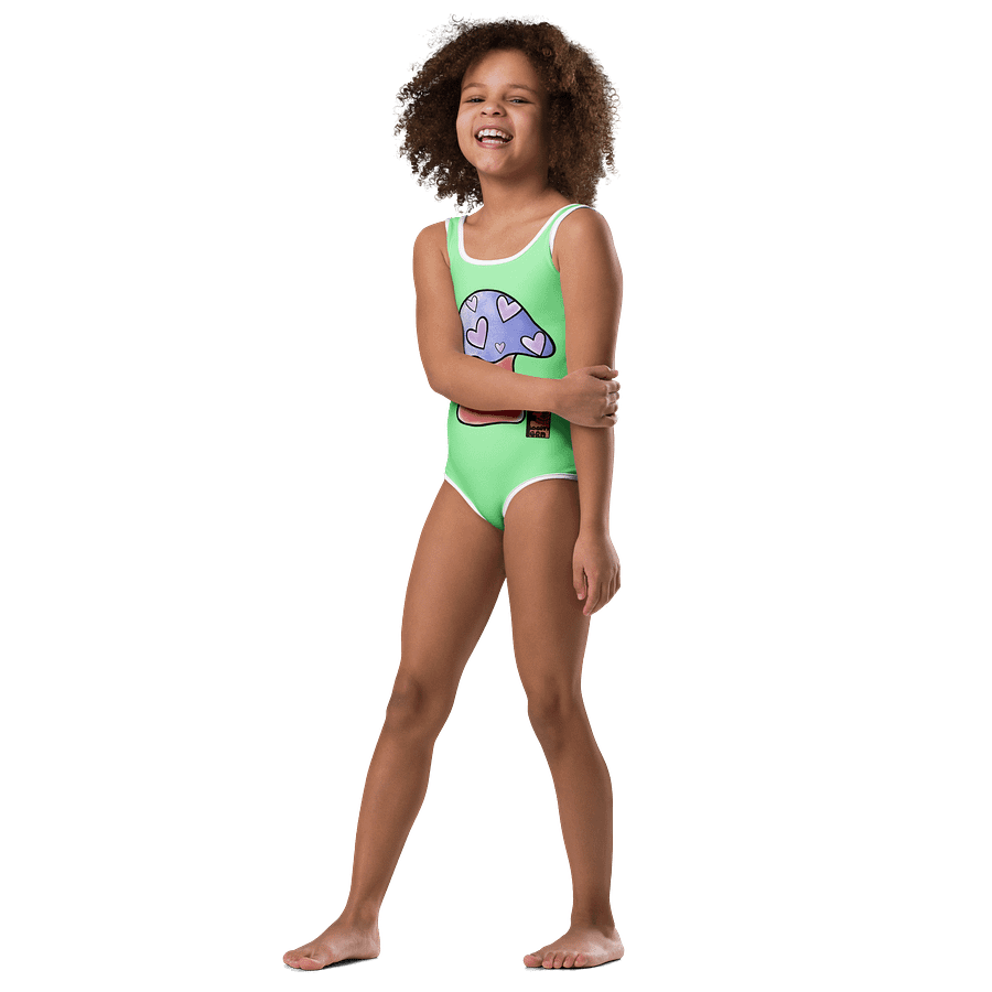 "Mushroom Love" Kid's One Piece Swimsuit product image (4)