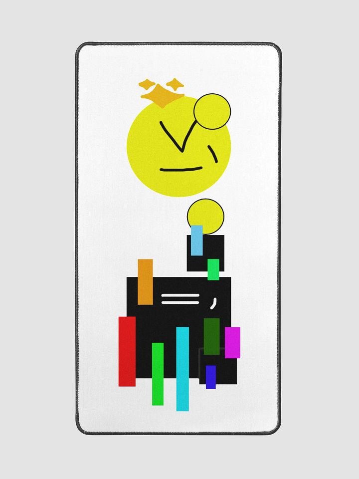 Bobby & Glitchy (Fist Bump) Desk Mat product image (2)