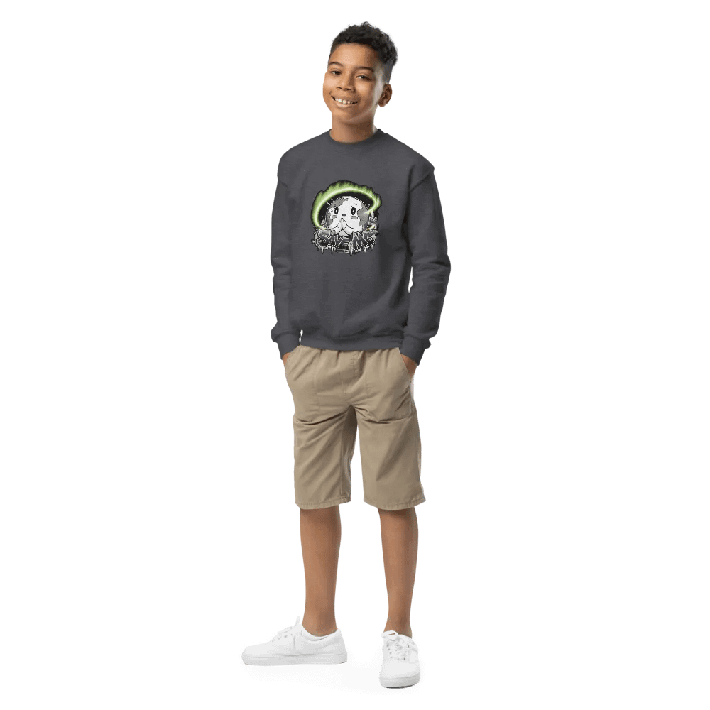 Save Me Kids Crew Neck Sweatshirt | Eco-Friendly Style for Young Activists product image (3)
