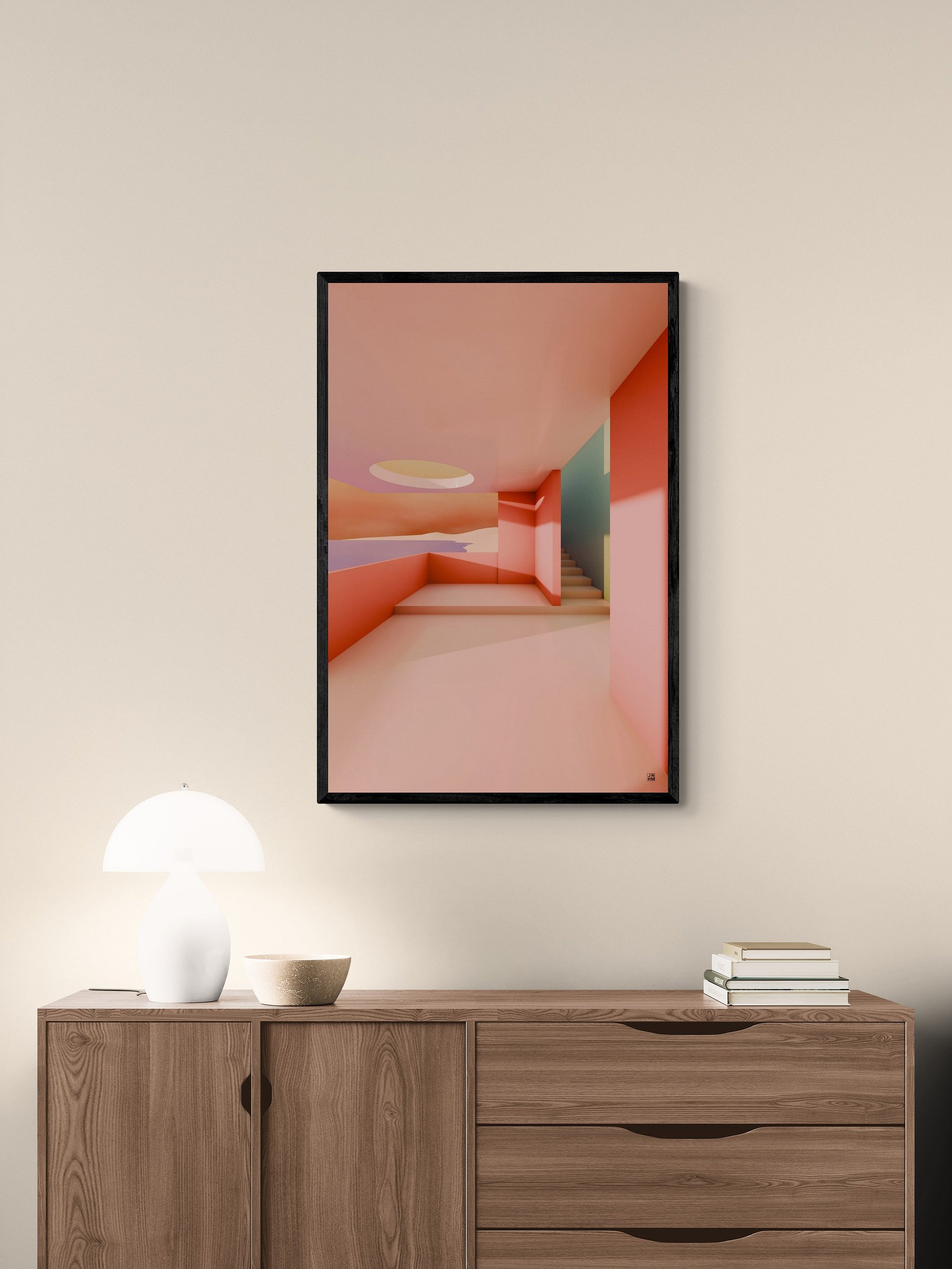 Architectural Landscape - Summer Pastel 01 24"x36" product image (1)