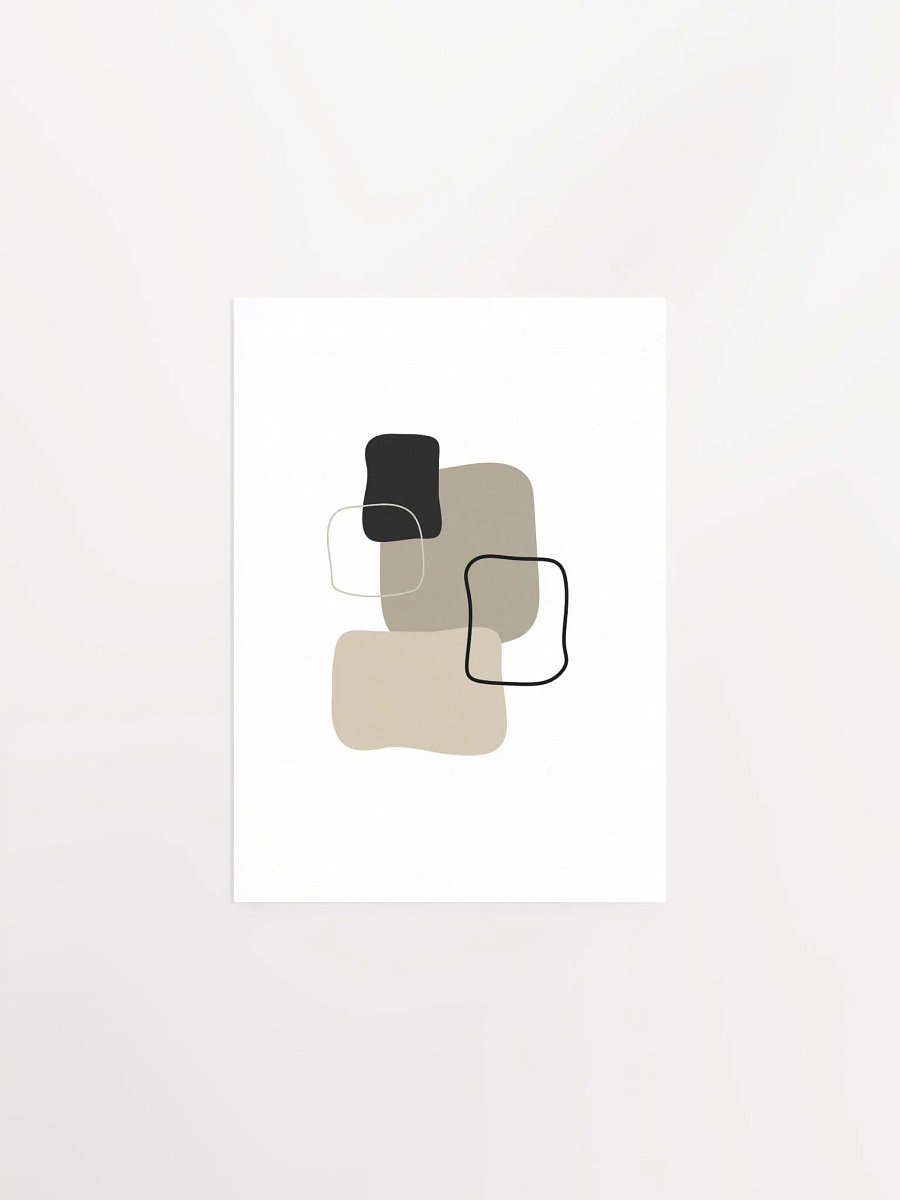 Organic Shapes Matte Poster (frame not included) product image (4)