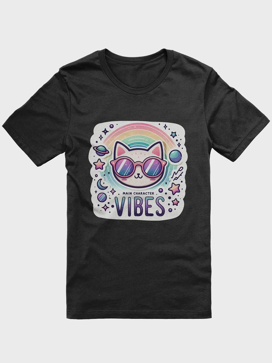 Main Character Vibes Cat Graphic T-Shirt product image (2)