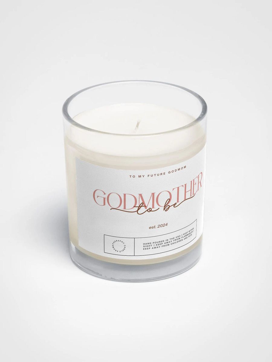 Elegant godmother proposal candle product image (3)