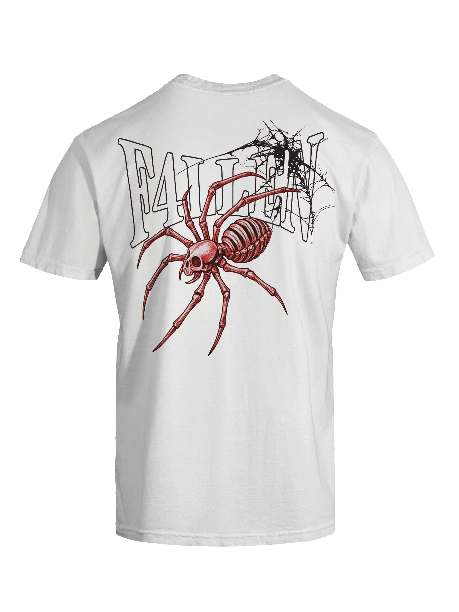 F4LLEN Spider Skeleton T-shirt [ White ] product image (9)