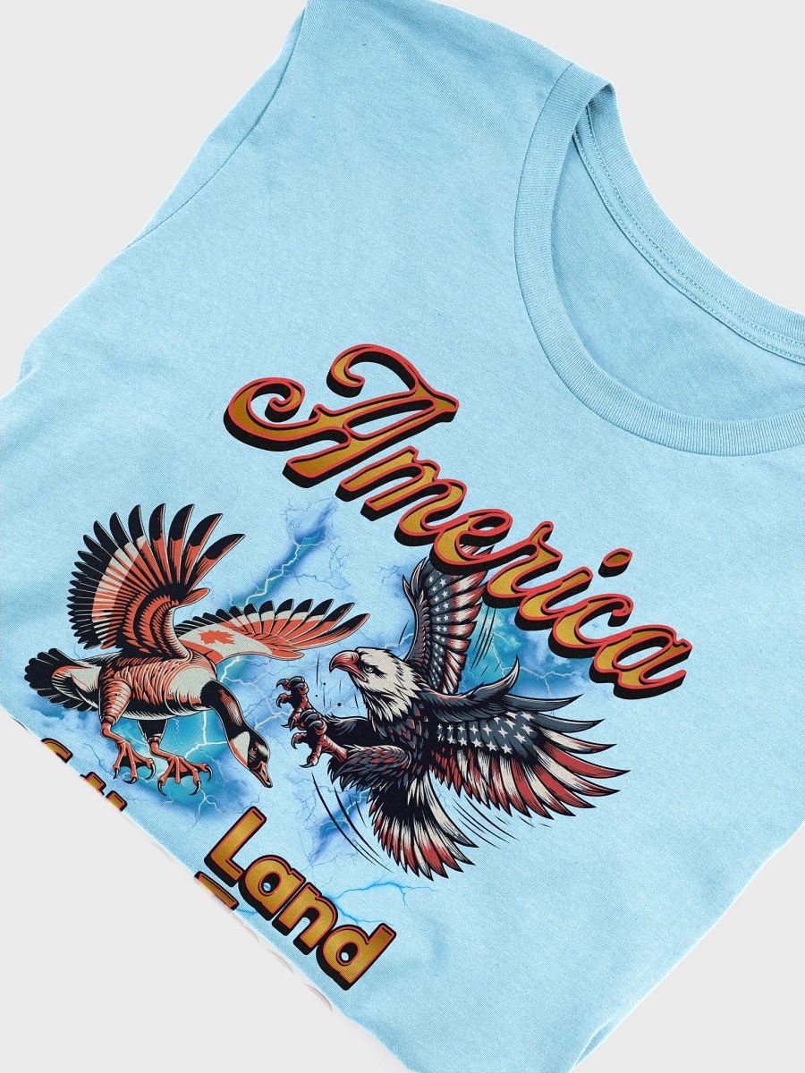 America Land Of The Free Patriotic Freedom Eagle T-Shirt product image (21)
