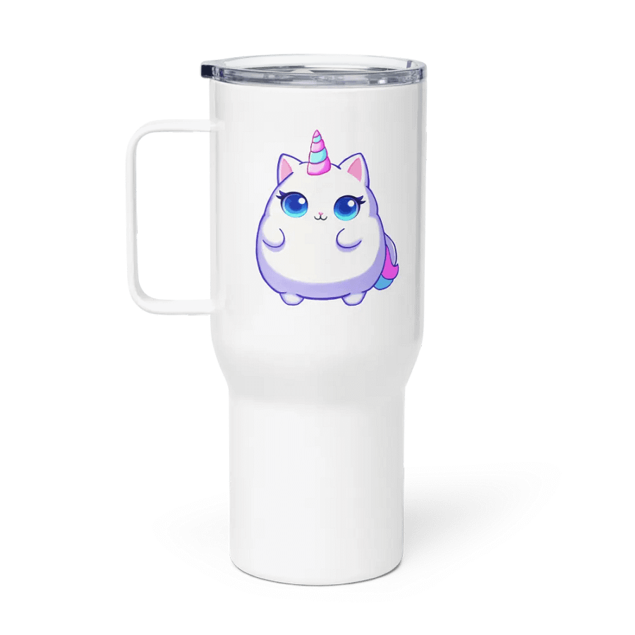 Unicorn Kitty Travel Mug With Handle product image (1)
