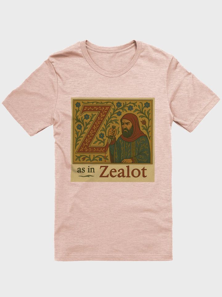 Z as in zealot t-shirt product image (26)