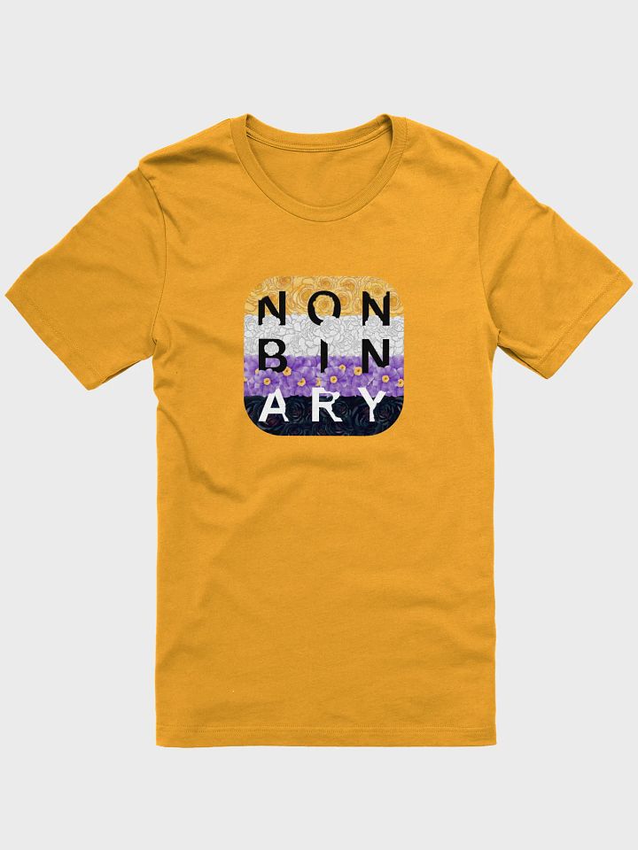 floral nonbinary t-shirt product image (1)