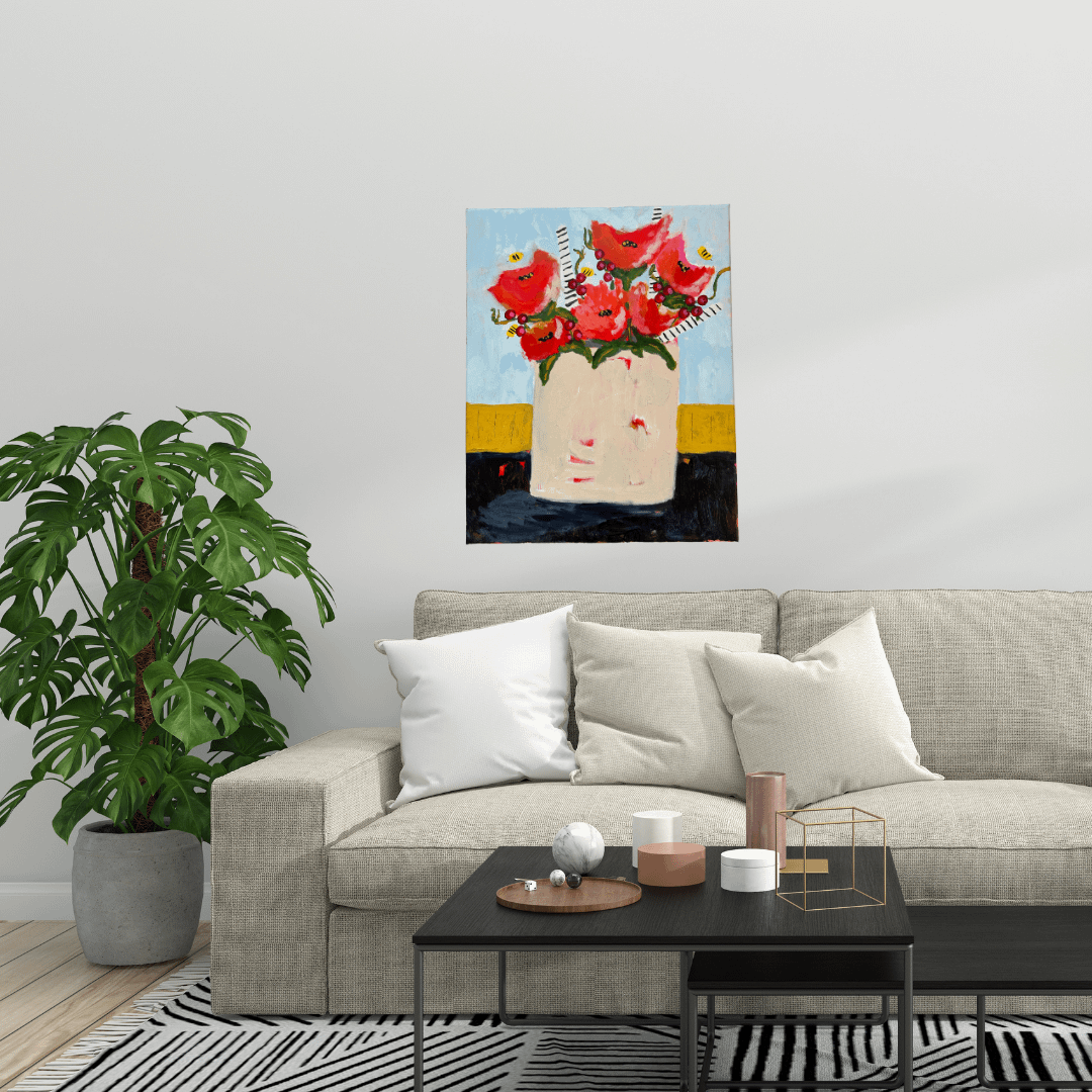 Original Painting: Bloom Wild, Honey product image (1)