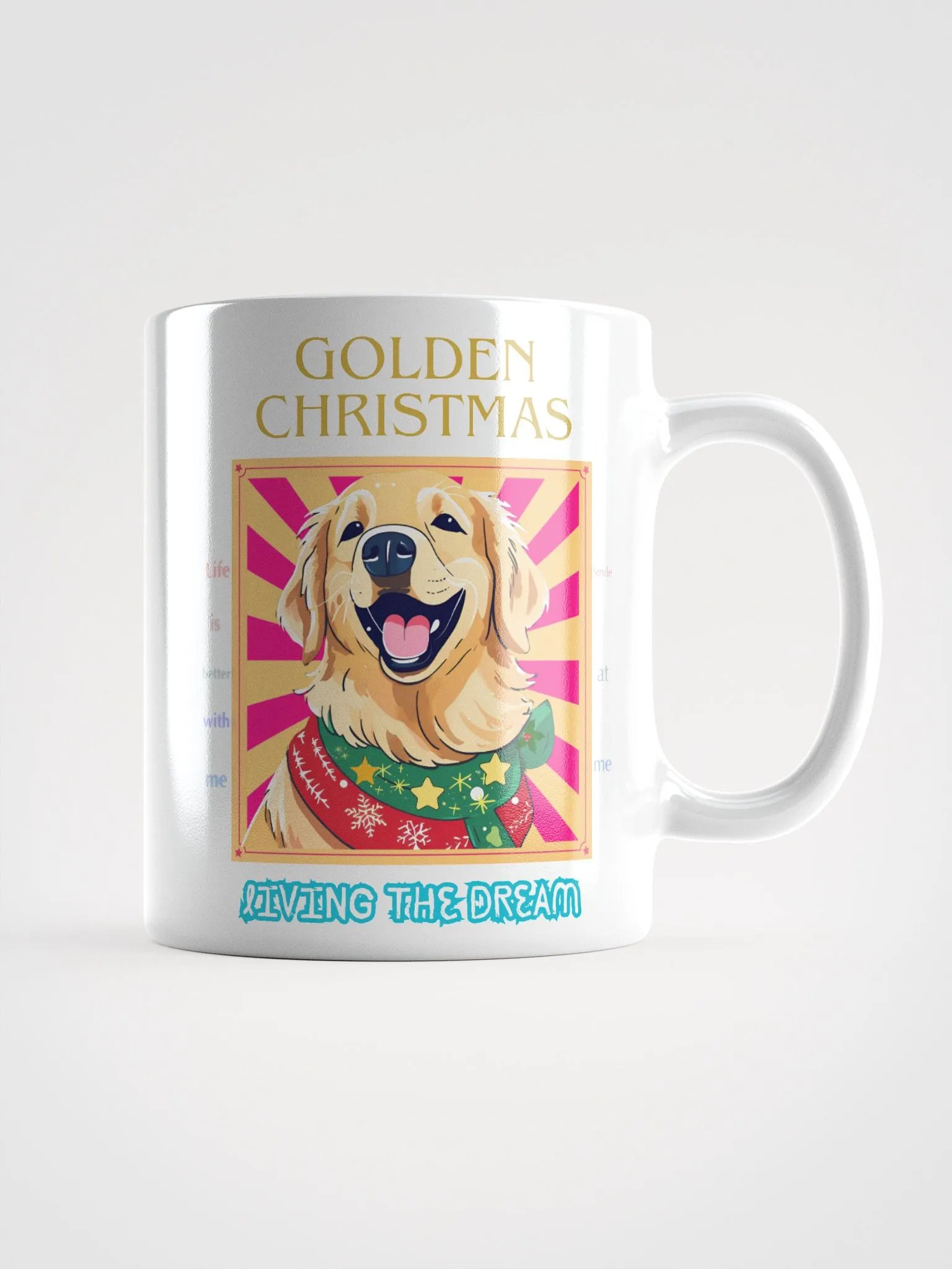 Golden Christmas Dream Mug product image (1)