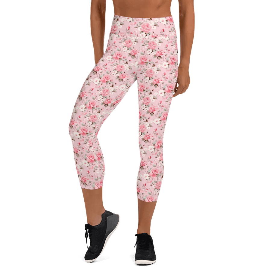Cherry Blossoms Bliss Capri Leggings product image (12)