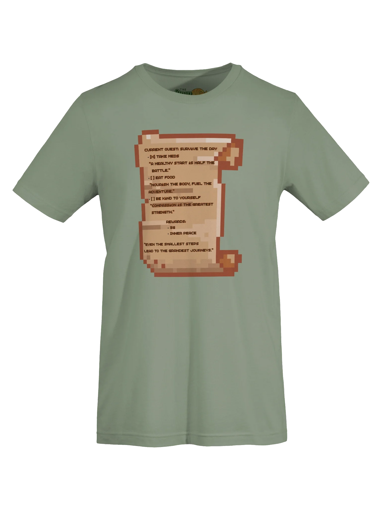 The Quest Log Tee | Level Up Your Day with Cozy Gamer Energy product image (3)