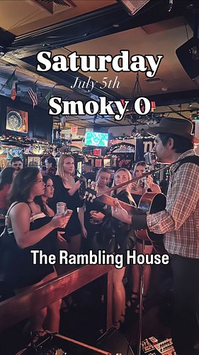 Smoky O Trio this Saturday at Rambling House @the_rambling_house 
9pm - 12am
Classic country, rock 'n' roll, Johnny Cash, mus...