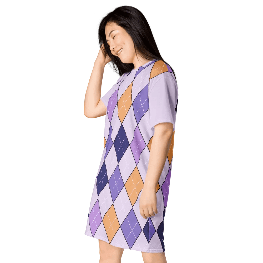 Argyle Dream T-Shirt Dress product image (3)
