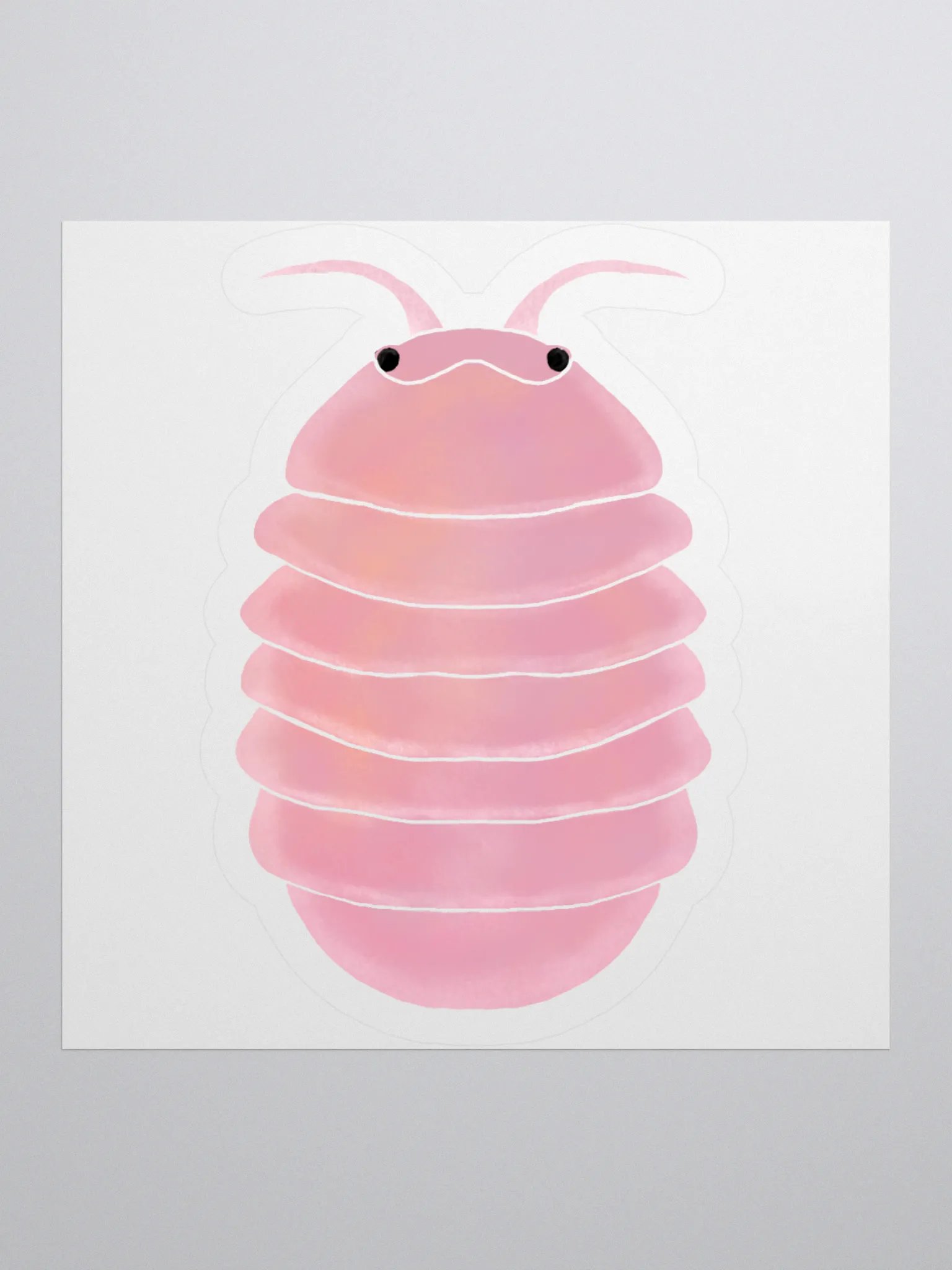 Cherry Blossom Isopod Sticker product image (4)