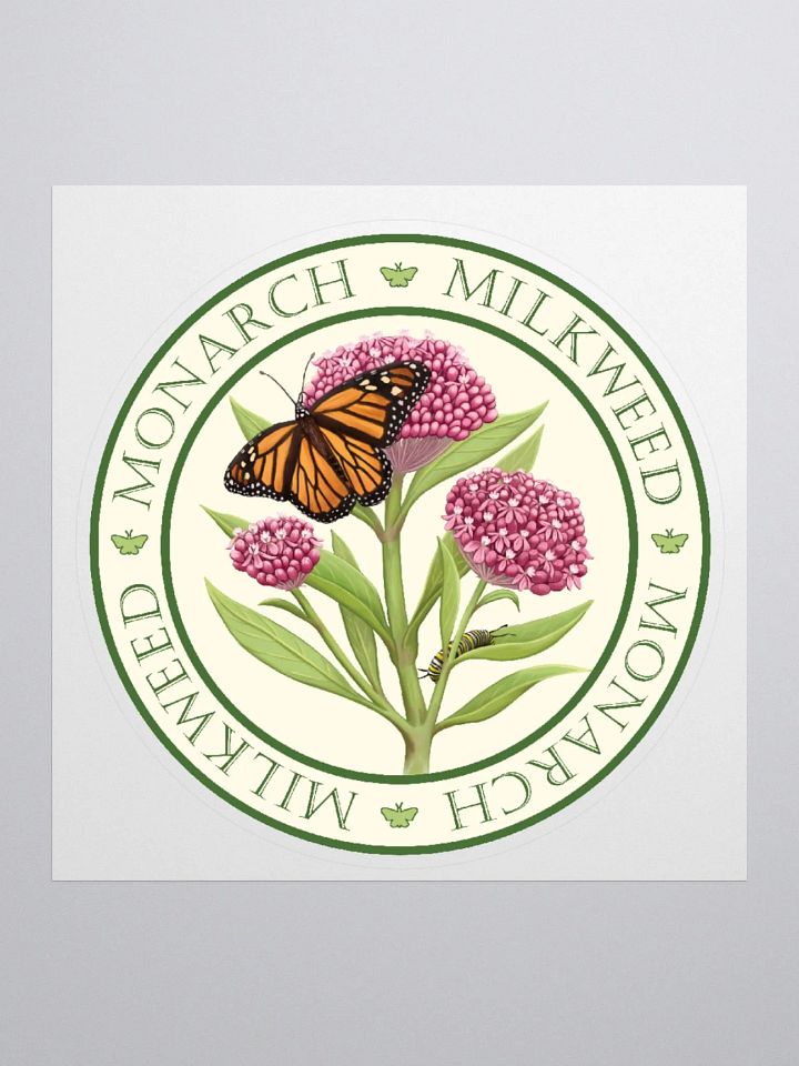 Monarch - Milkweed Sticker product image (1)