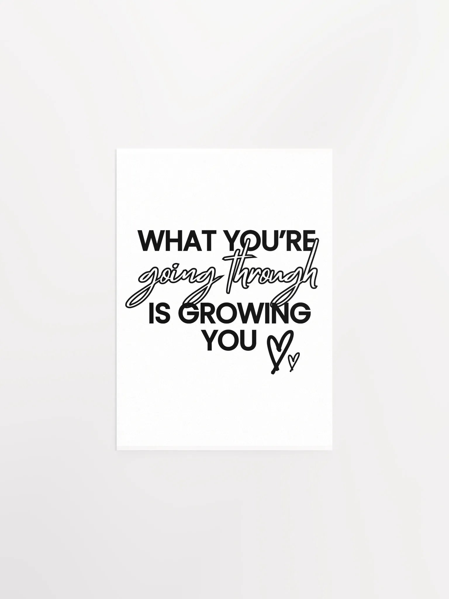 Wall Art 'What You're Going Through' Motivational Poster product image (2)