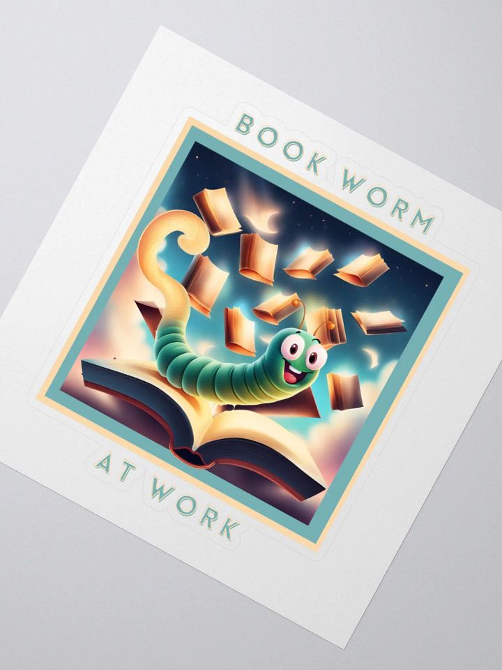 Book Worm at Work Stickers product image (5)