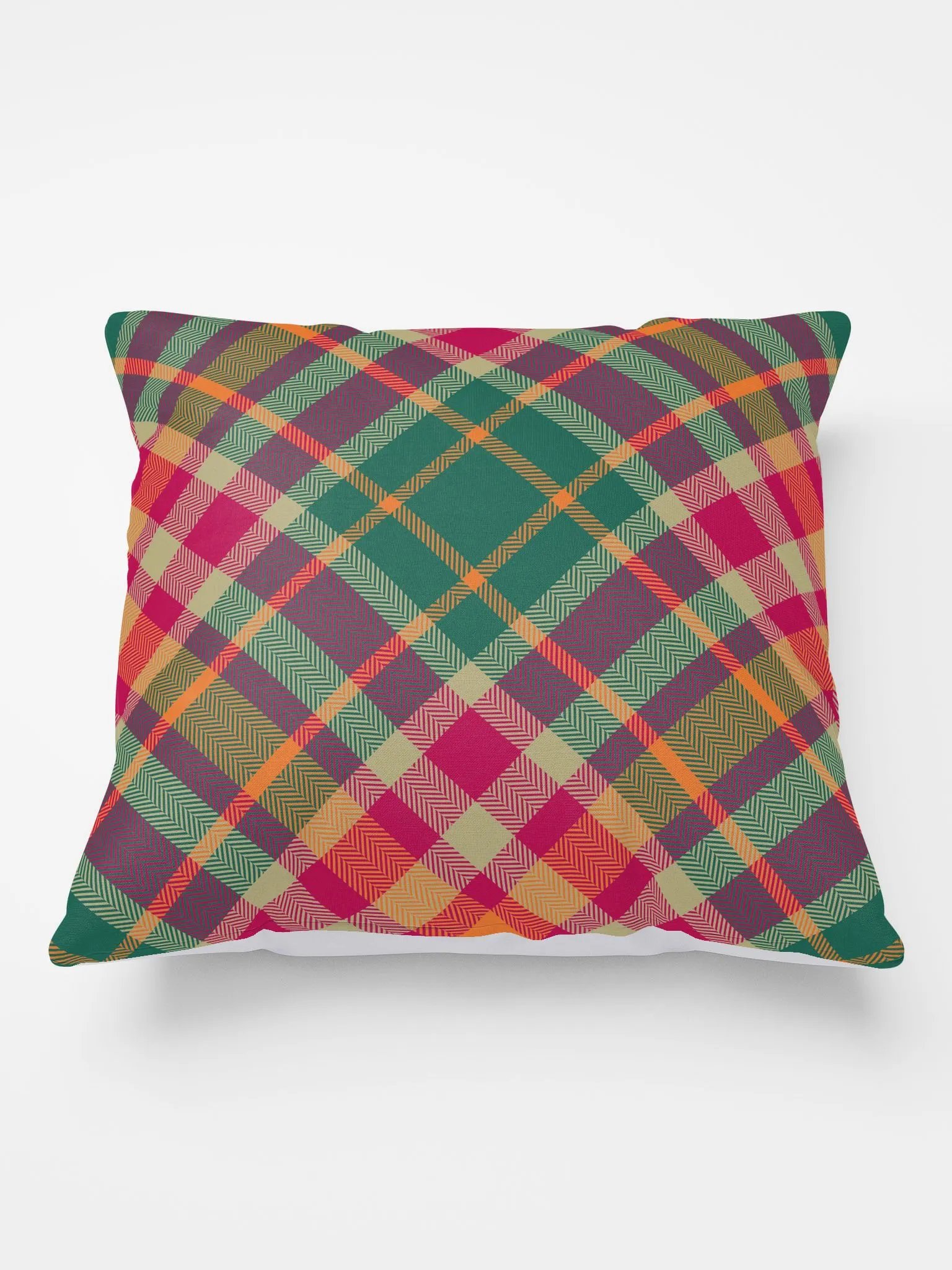 Symmetric Plaid Christmas Pillow product image (3)