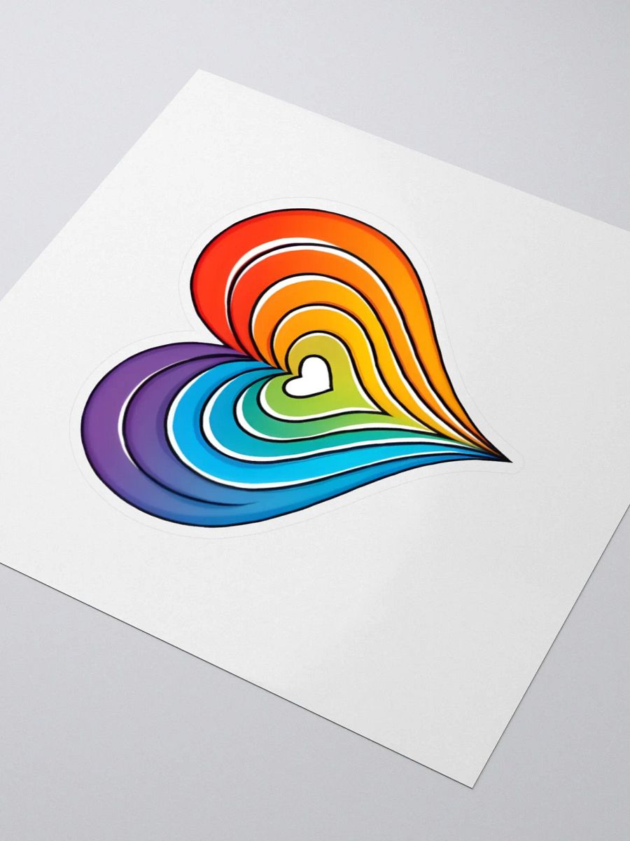 Heart logo sticker product image (3)