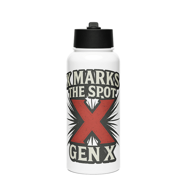 X Marks the Spot - Water Bottle product image (1)