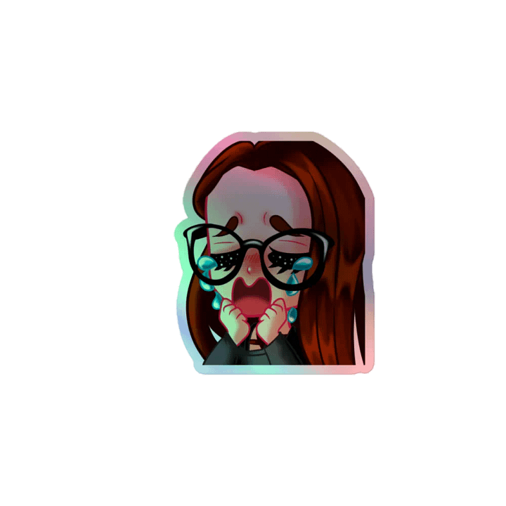 Poe Cry Sticker product image (1)