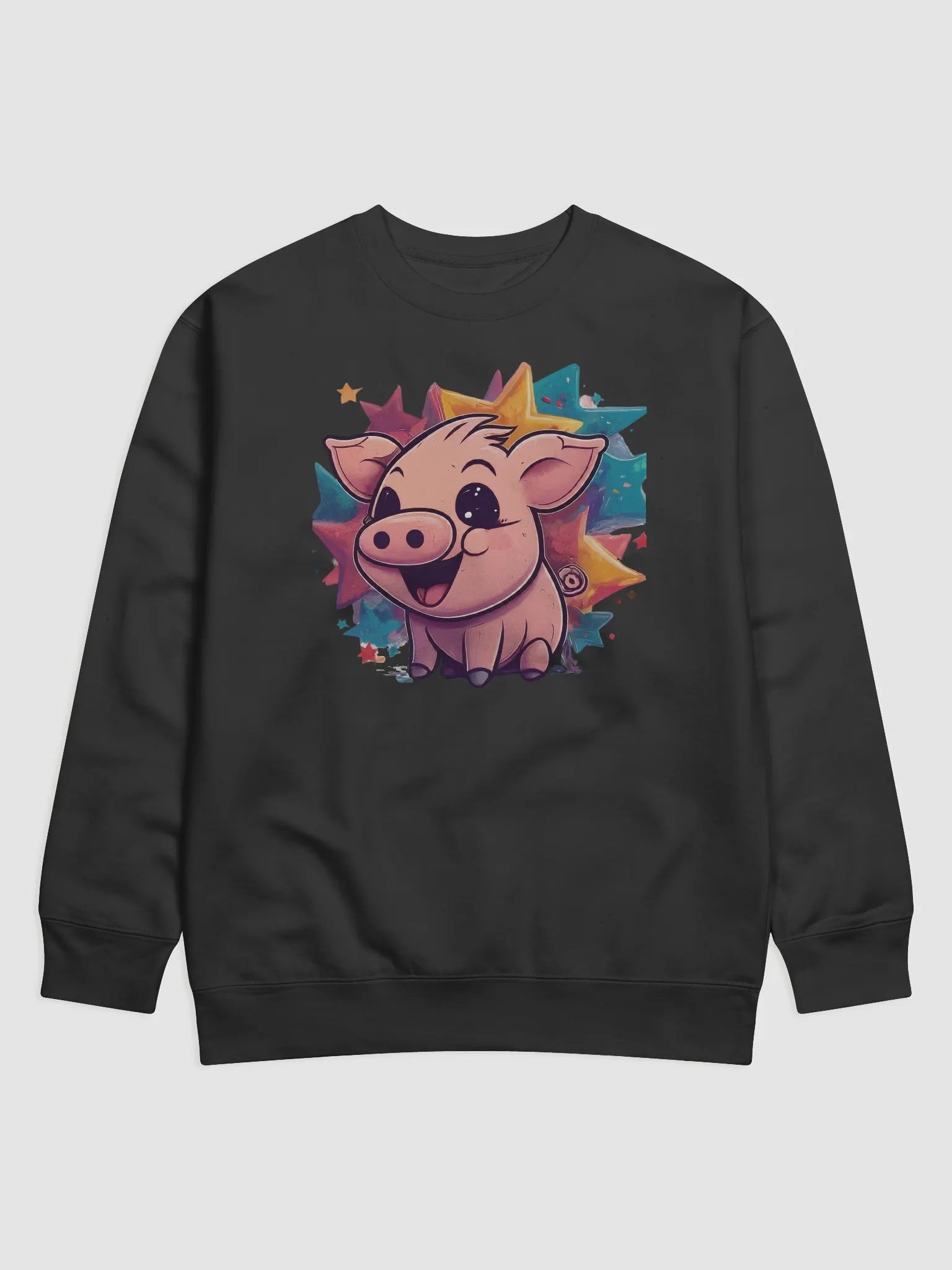 Starry-Eyed Piglet Premium Sweatshirt product image (1)