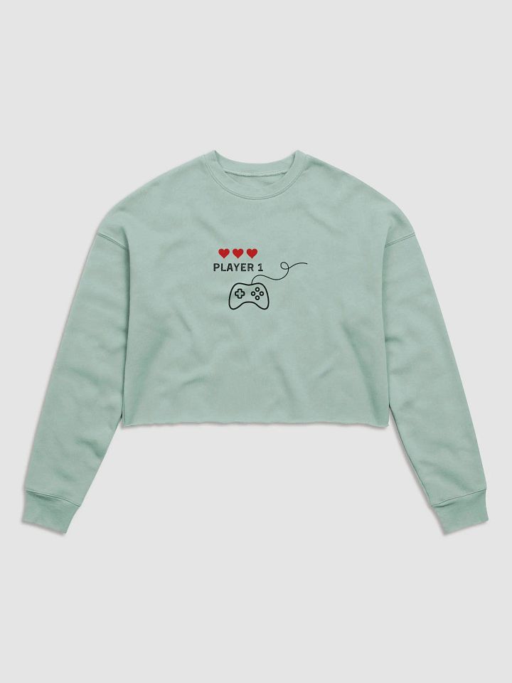 Player 1 cropped sweatshirt product image (2)