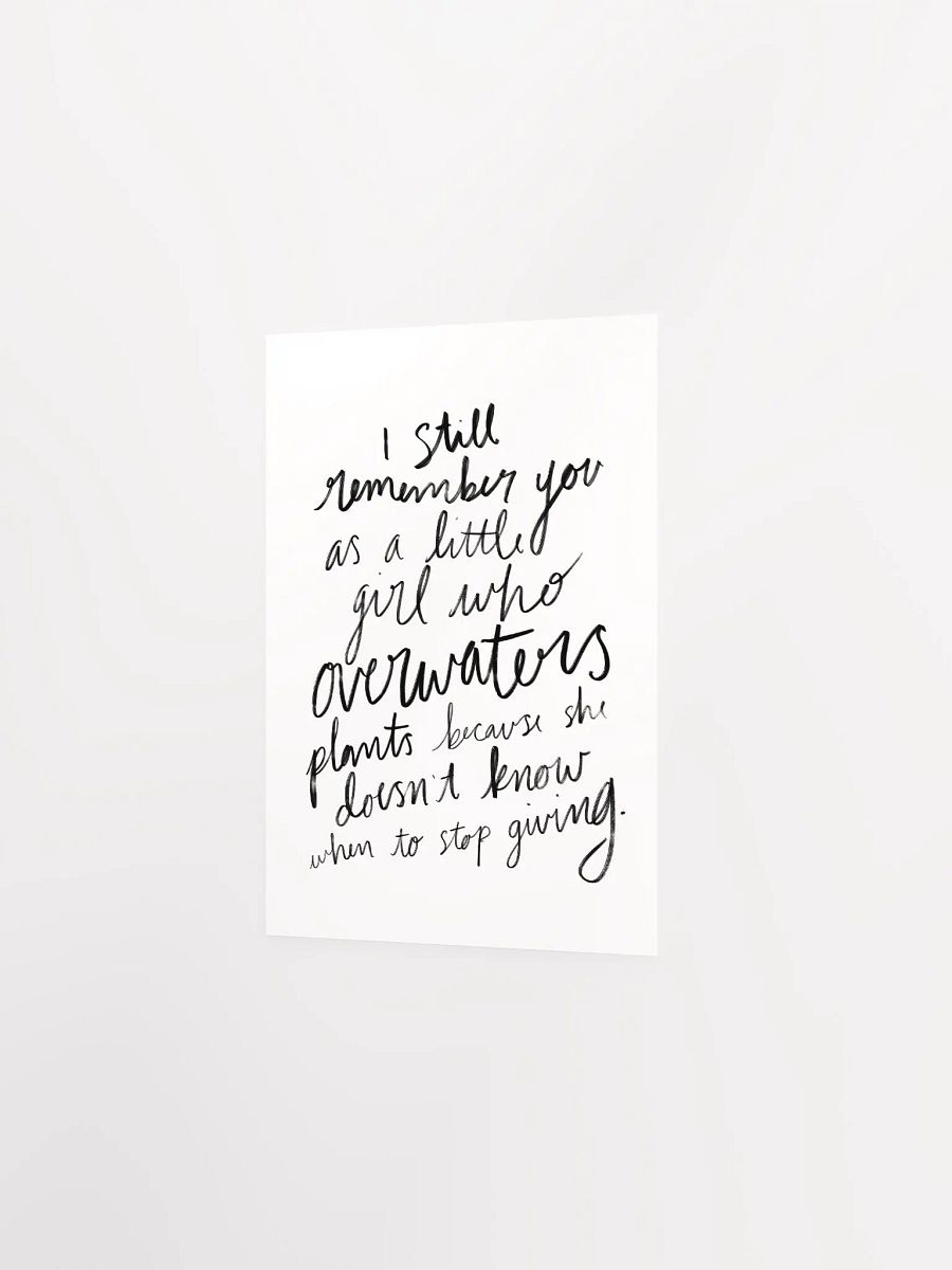 Overwatering Plants Art Print product image (9)