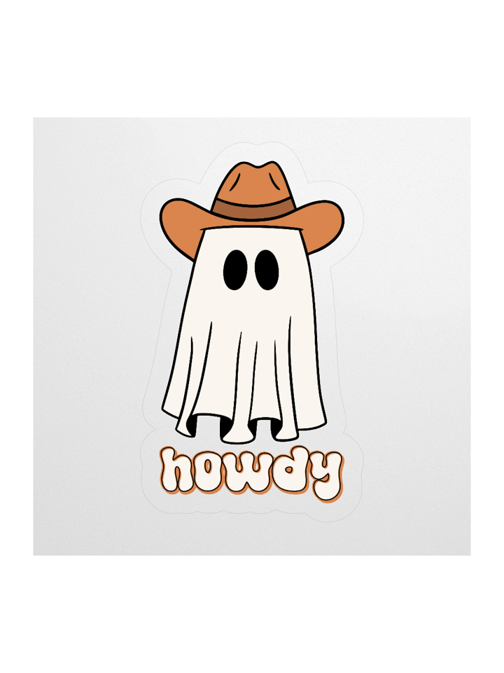 Howdy Boo Sticker product image (3)