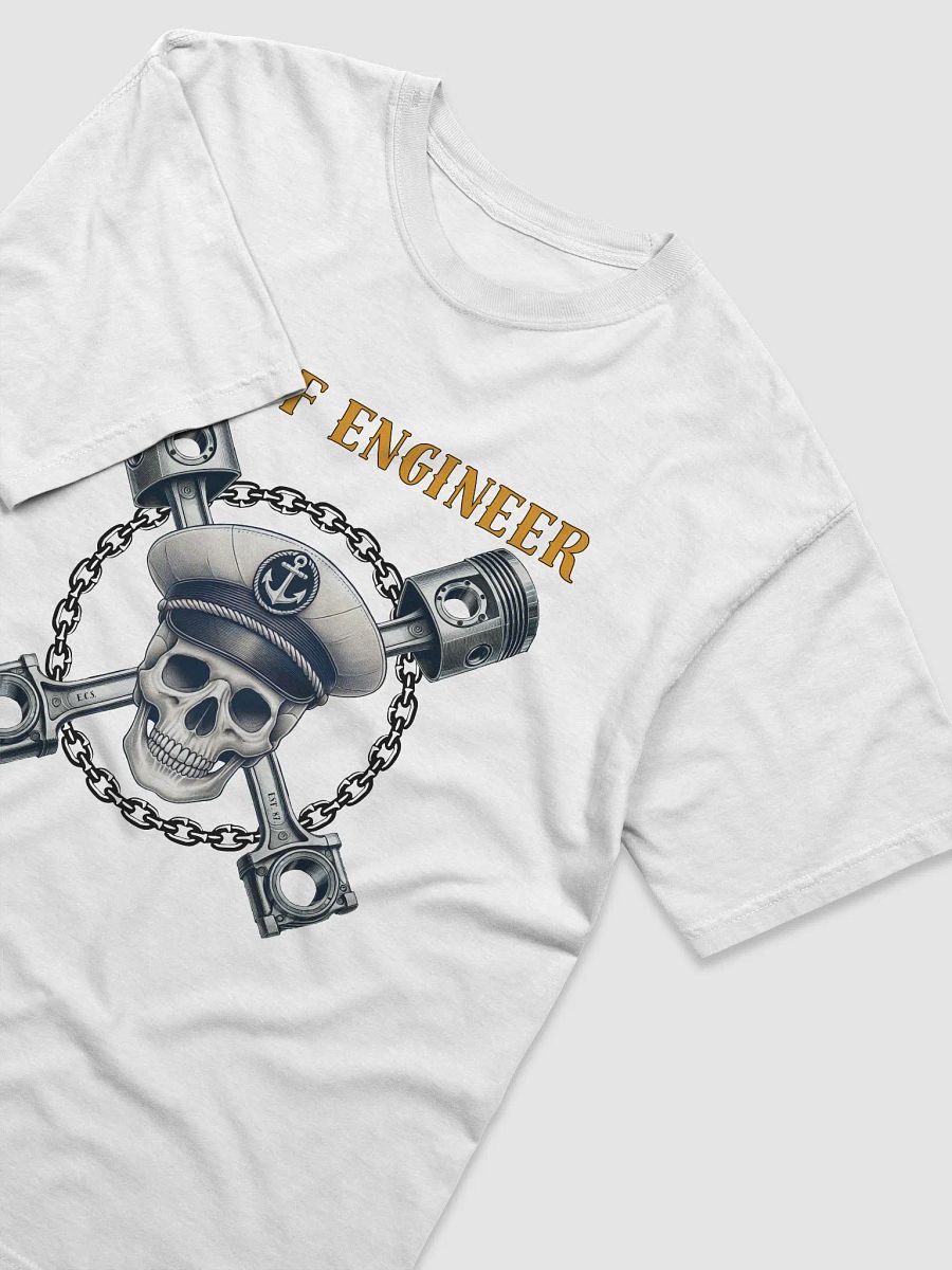 CHIEF ENGINEER MENS WHITE - T product image (3)