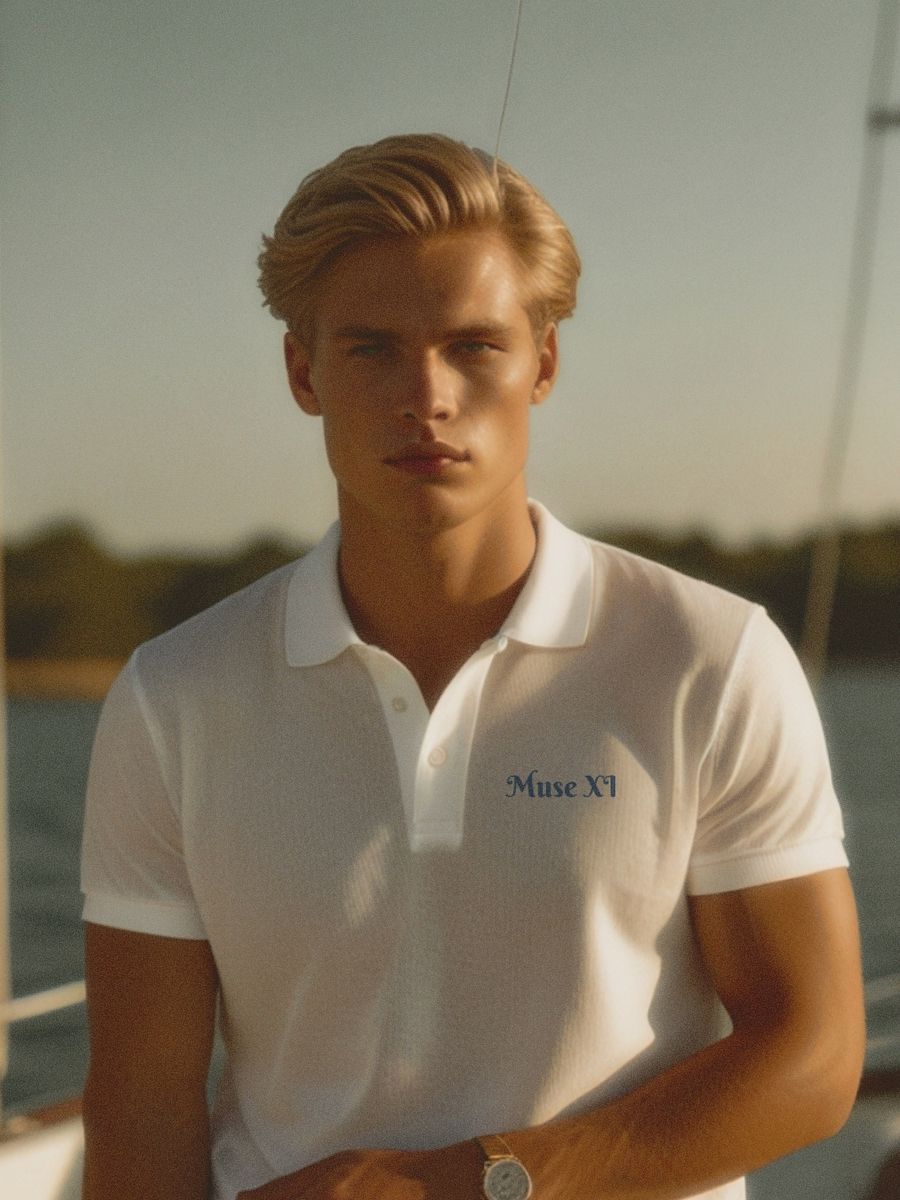 Muse XI x Adidas Performance Polo Shirt (blue) product image (5)