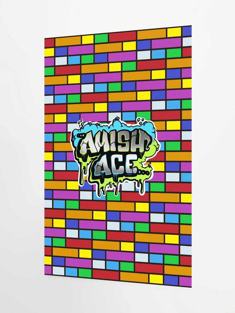 Amish Ace Graffiti Matte Paper Poster (12